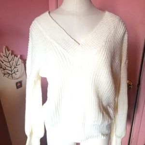 L/S V Neck Sweater